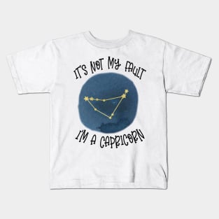 Its Not My Fault, Im A Capricorn Kids T-Shirt